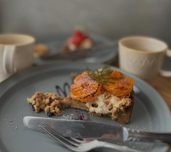 Halegina cafe（ハレジーナカフェ）のみかんのタルト