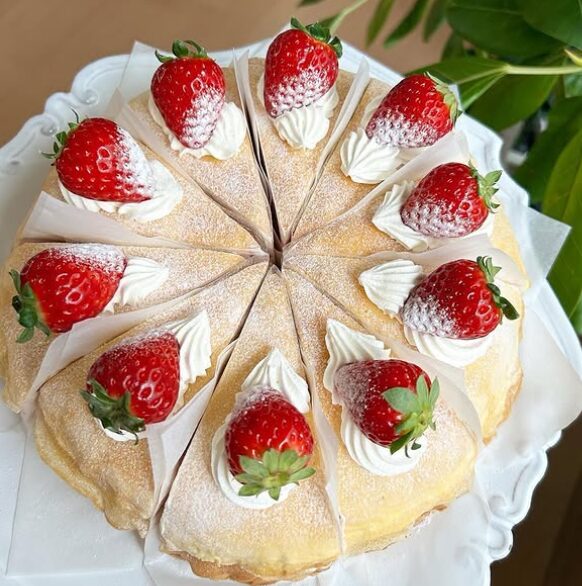 堺カフェ　ケーキハウス貴蘭　ミルクレープ