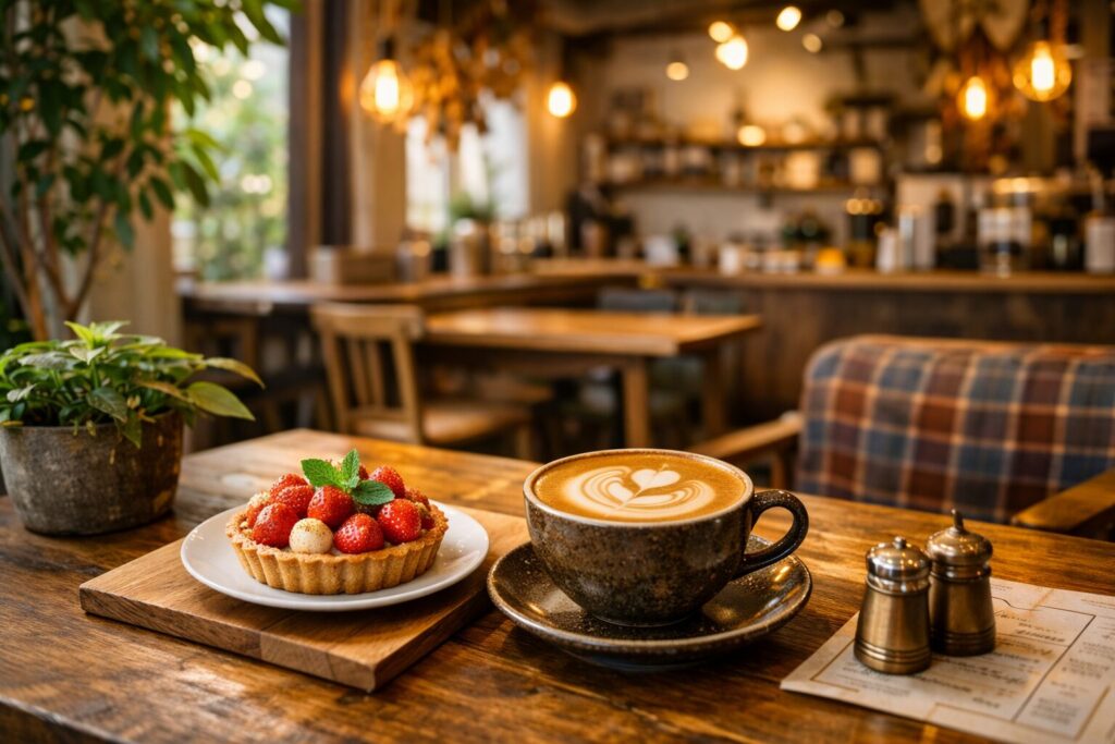 高石・和泉・泉大津エリアのカフェ巡りをイメージしたコーヒーとスイーツ