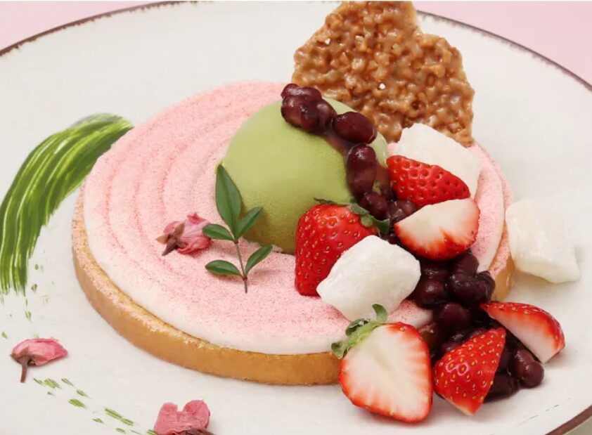 桜珈琲 和泉中央店の
桜わっか ～いちご＆桜クリーム～