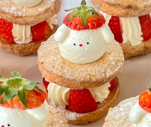 中崎町にあるカフェのかわいいスイーツ