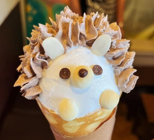 クレープ フラミンゴのハリネズミクレープ 松原市・河内松原のかわいいクレープ専門店