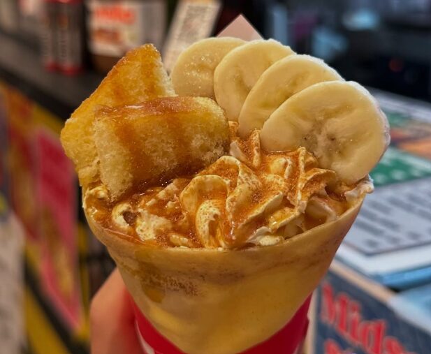 米粉クレープ HACCHA BOOTHのグルテンフリー米粉クレープ 北新地の大阪クレープ専門店