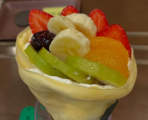 Jam*のチョコバナナクレープ 寝屋川市の商店街クレープ店