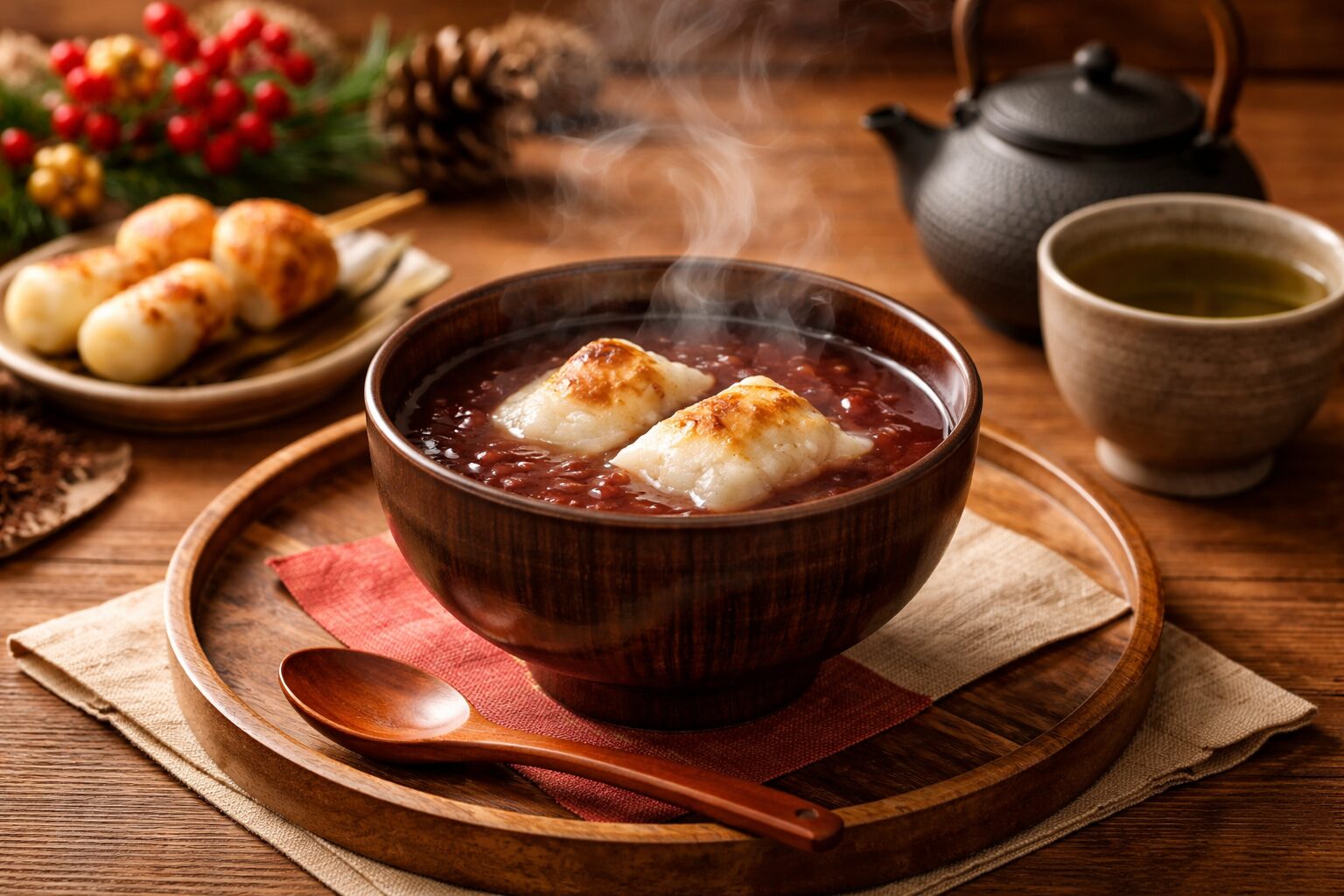 正月用和スイーツの写真