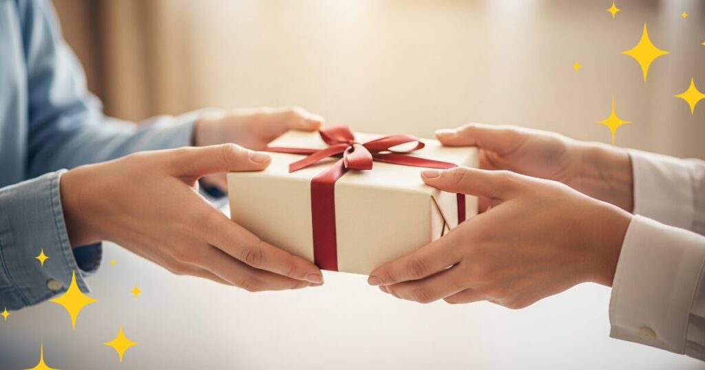 大阪の手土産として人気の焼き菓子ギフトをイメージした写真。