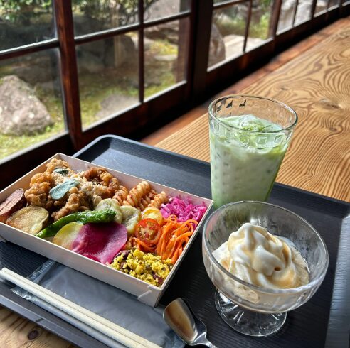 alt="大阪 藤井寺 岡田園茶舗 古民家 日本茶カフェ"
ランチ