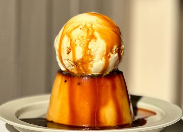pudding-osa-coffee-horie.png OSA COFFEE Minamiのアイスをのせたプリン