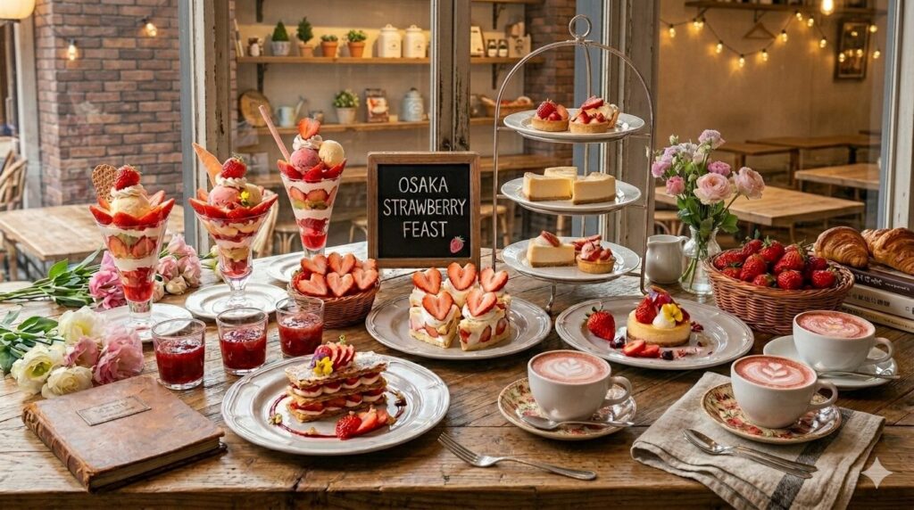 いちご好き必見🍓写真映えする大阪のいちごカフェ特集