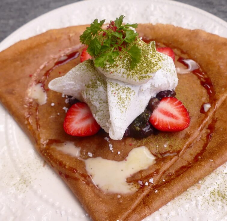 クレープリー・スタンド シャンデレールのクレープ大福