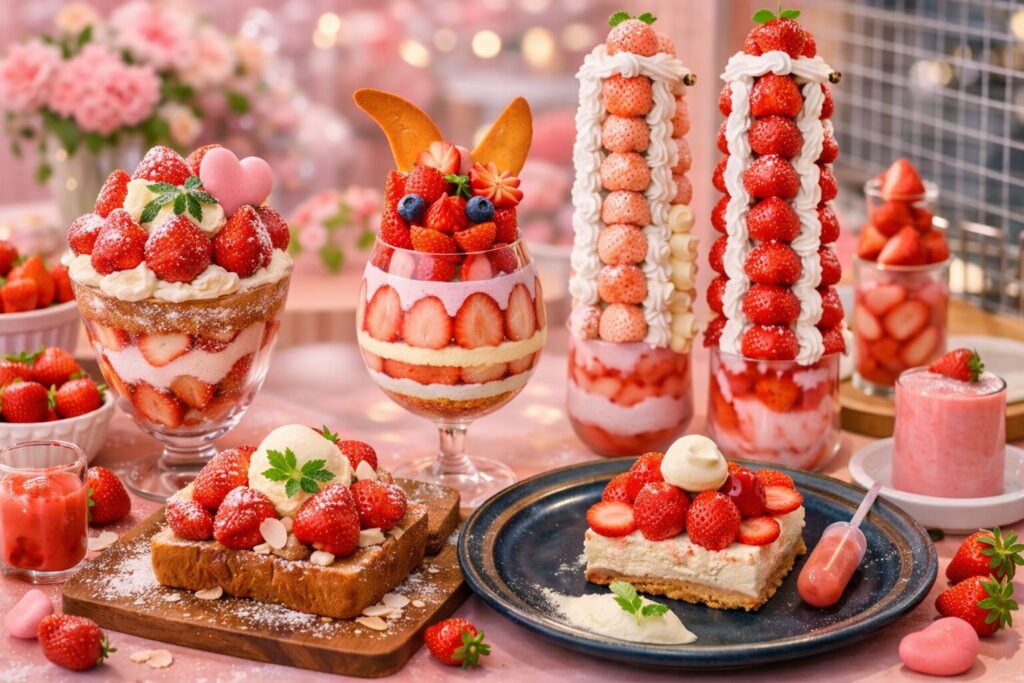 大阪のいちごカフェ特集のアイキャッチ画像