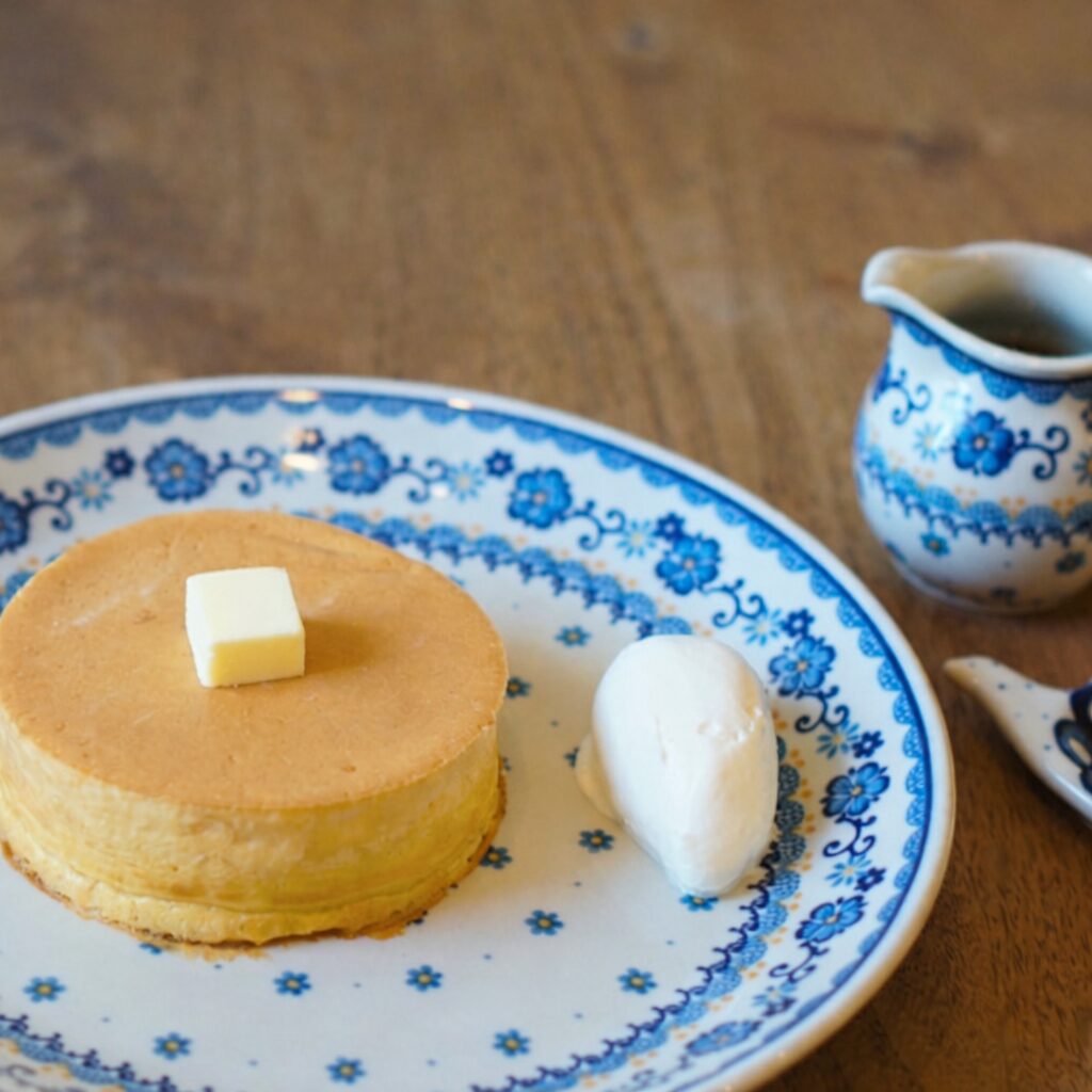  MLESNA TEA 大阪のホットケーキ