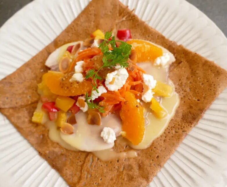 梅田ガレットランチ　シャンデレールさんのセゾンセット限定ガレット