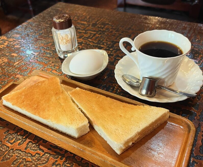 喫茶アドリアのモーニング