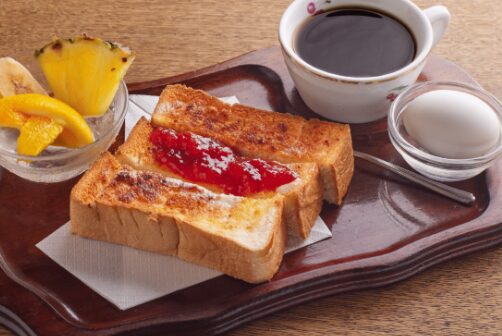 喫茶サンチョのモーニングセット