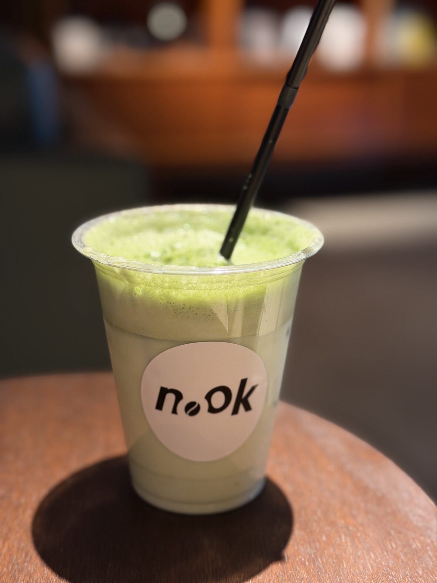 nook 中崎町の抹茶のグリーンドリンク
