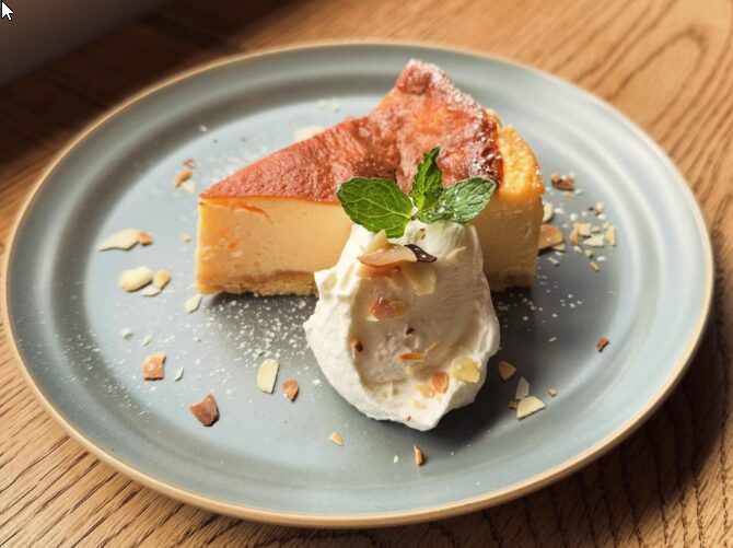 ペコーラパーラのチーズケーキ